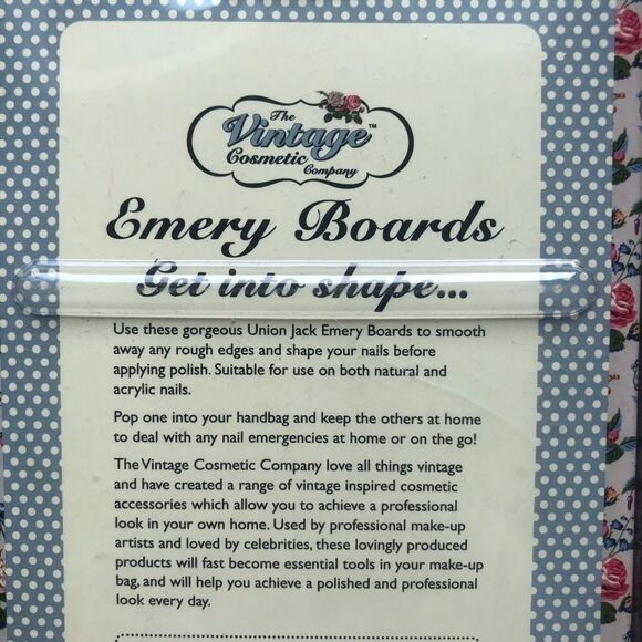 NWOT The Vintage Cosmetic Co. Emery Boards - Picture 3 of 3